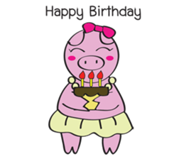 Piggy Lady sticker #8995399