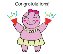 Piggy Lady sticker #8995400