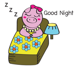 Piggy Lady sticker #8995405