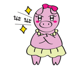 Piggy Lady sticker #8995411