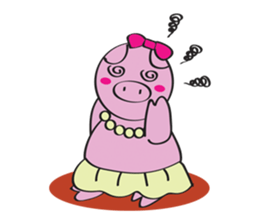 Piggy Lady sticker #8995413