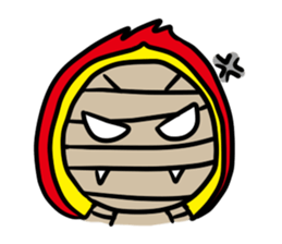 Mr. Mummy's fancy world sticker #8995459