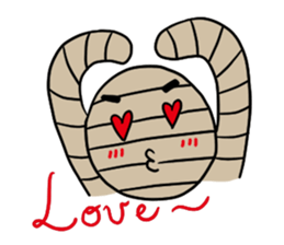 Mr. Mummy's fancy world sticker #8995464