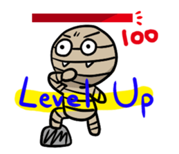 Mr. Mummy's fancy world sticker #8995470