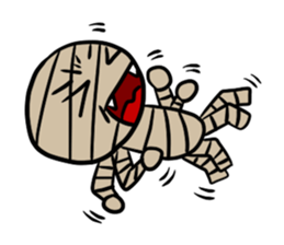 Mr. Mummy's fancy world sticker #8995471