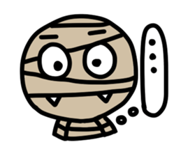 Mr. Mummy's fancy world sticker #8995475