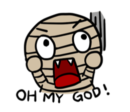 Mr. Mummy's fancy world sticker #8995480