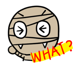 Mr. Mummy's fancy world sticker #8995482