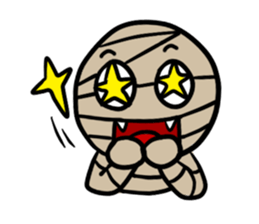 Mr. Mummy's fancy world sticker #8995487