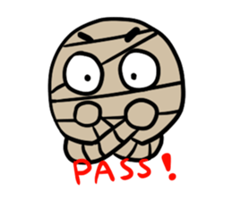 Mr. Mummy's fancy world sticker #8995488