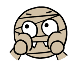 Mr. Mummy's fancy world sticker #8995493