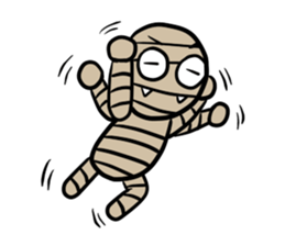 Mr. Mummy's fancy world sticker #8995495