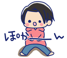 Pretty casual girl of the short hair sticker #8995570