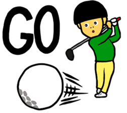 Golfball Man sticker #8996101