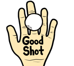 Golfball Man sticker #8996114
