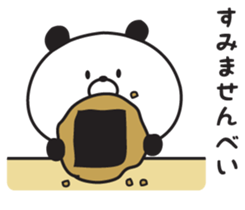 Warmly, Mr. panda (the dull joke volume) sticker #8996265