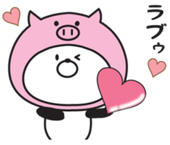 Warmly, Mr. panda (the dull joke volume) sticker #8996291