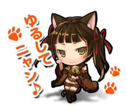 Petit-Chara SENGOKU TAISEN sticker #8997136