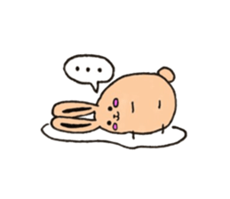 Milk tea Rabbit sticker #8997631