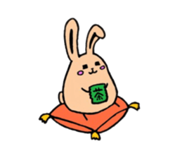 Milk tea Rabbit sticker #8997649