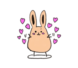 Milk tea Rabbit sticker #8997652