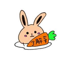 Milk tea Rabbit sticker #8997654