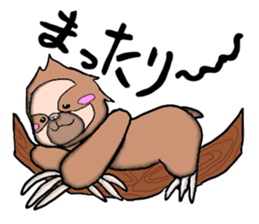 Amusing sloth sticker #8997738