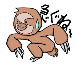 Amusing sloth sticker #8997749