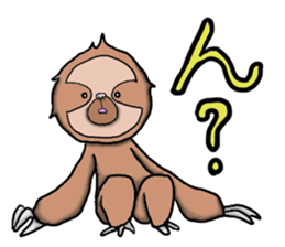Amusing sloth sticker #8997753