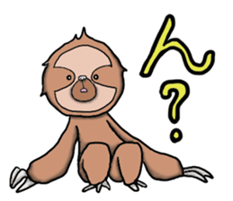 Amusing sloth sticker #8997753