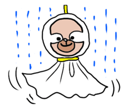 Amusing sloth sticker #8997756