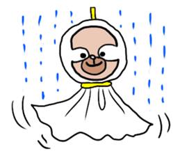 Amusing sloth sticker #8997756