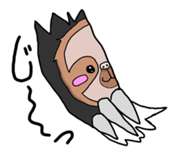 Amusing sloth sticker #8997759