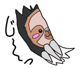 Amusing sloth sticker #8997759