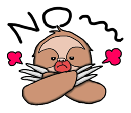 Amusing sloth sticker #8997767
