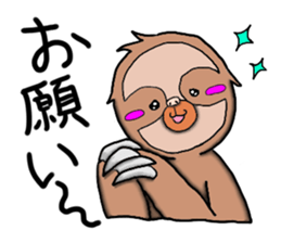 Amusing sloth sticker #8997775