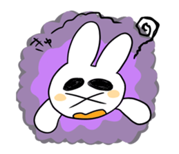Eyebrous Rabbit sticker #8997864