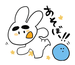 Eyebrous Rabbit sticker #8997867