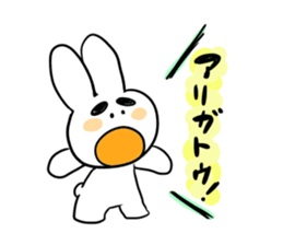 Eyebrous Rabbit sticker #8997868