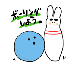 Eyebrous Rabbit sticker #8997869