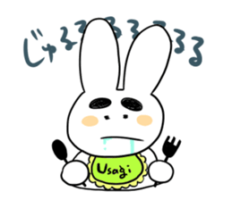 Eyebrous Rabbit sticker #8997872