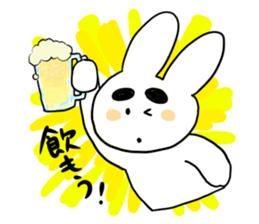 Eyebrous Rabbit sticker #8997876