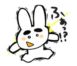 Eyebrous Rabbit sticker #8997878