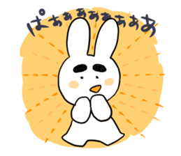 Eyebrous Rabbit sticker #8997880