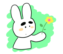 Eyebrous Rabbit sticker #8997881