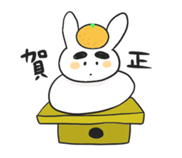 Eyebrous Rabbit sticker #8997885