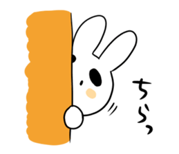 Eyebrous Rabbit sticker #8997887