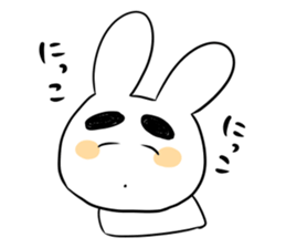 Eyebrous Rabbit sticker #8997888