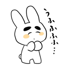 Eyebrous Rabbit sticker #8997891