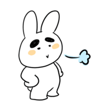 Eyebrous Rabbit sticker #8997895
